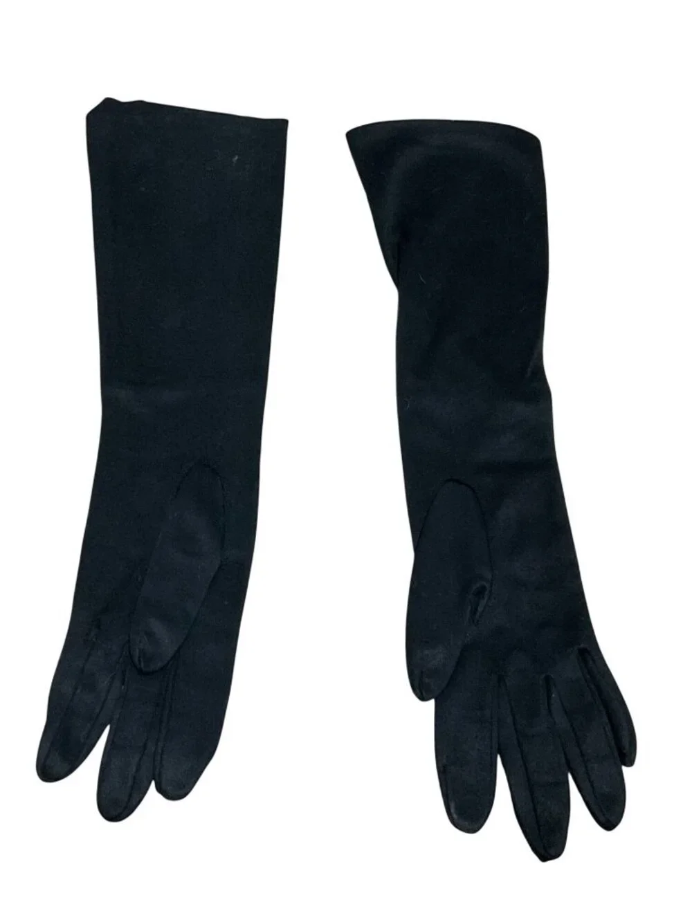 Vintage Carease Crescendo Black Evening Gloves With Original Packaging Womens
